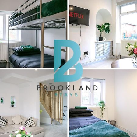 Chic 3Bed Flat In Manchester With Washer Wifi And Full Kitchen- Ideal For Contractors & Relocation By Brookland Stays Bolton Bagian luar foto